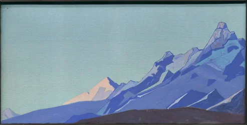 Himalayas, atardecer, 1933