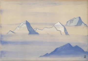 Himalayas, hoja de álbum, 1934