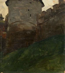La Torre del Kremlin de Novgorod, c. 1903
