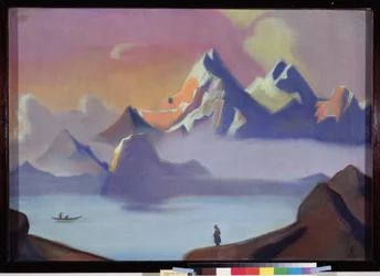 Tíbet. Obra de Nicholas Roerich (1874-1947), témpera sobre lienzo