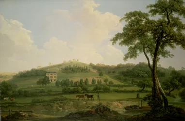 Vista de Oakage Hall, Colwich
