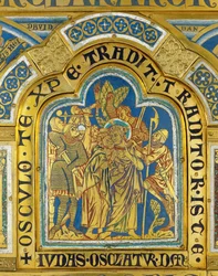 El beso de Judas, del Altar de Verdún ...
