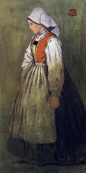 Noruega: Una chica del campo de Hardanger