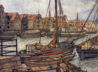 Noruega: Barcos y almacenes de Bergen