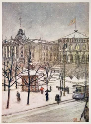 El Parlamento (Storting), Christiania, 1905