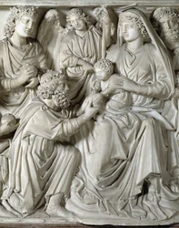 La adoración de los magos (detalle)