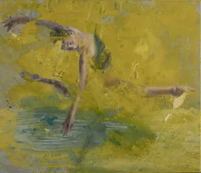 Bailarina en el mar, 2021 (óleo sobre lienzo)