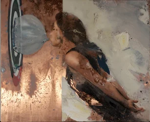 Bubble IV, 2020 (óleo sobre cobre)