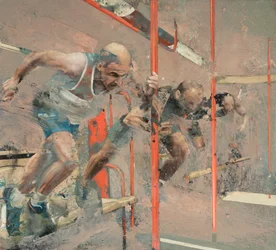 Shot, 2018 (óleo sobre lienzo)
