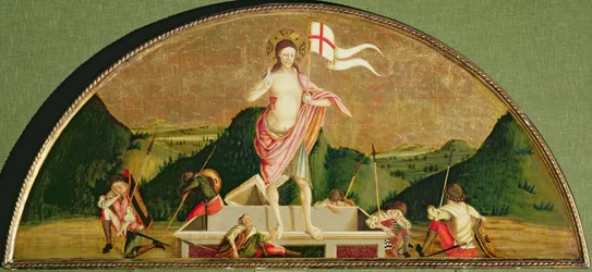 Cristo resucitado (óleo sobre tabla)