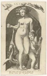 Venus Venis (título sobre objeto) Dioses antiguos (título de la serie)
