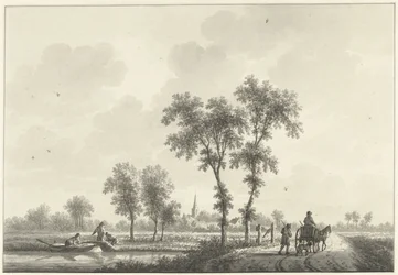El pueblo de Spijk en Gelderland