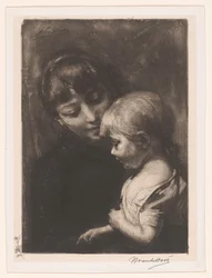 Mujer con niño