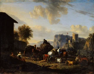 El descanso del convoy, siglo XVII