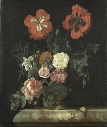 Naturaleza muerta con flores