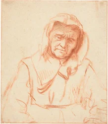 Anciana dormida