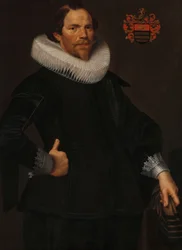 Retrato de Pieter van Son, c.1622-1629 (óleo sobre tabla)
