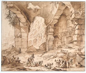 Vista de las ruinas del Coliseo