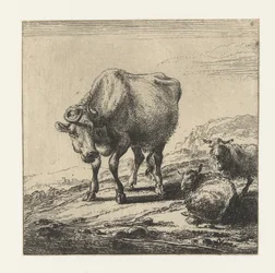 Vaca y dos ovejas Vacas (título de la serie)