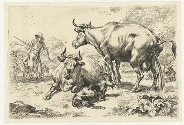 Mentir y una vaca meando Animales (título de la serie)