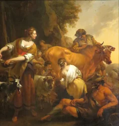 Escena pastoral