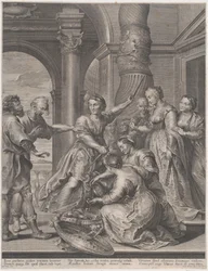 Aquiles y las hijas de Licomedes, ca. 1620-26