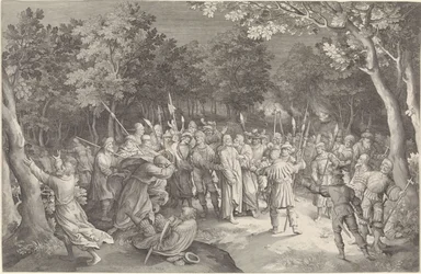Beso de Judas y arresto de Cristo