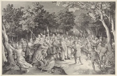 Beso de Judas y arresto de Cristo