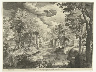 Paisaje con Agar e Ismael