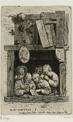 Cinco cantores en una ventana abierta: los retóricos