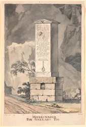 Boceto para el monumento conmemorativo de Sinclair