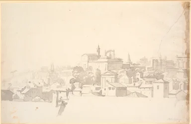 Vista de una ciudad con arquitectura del sur