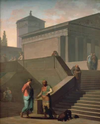 Escena de Andria (inspirada en la obra de Terencio)