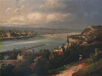 Coblenz y Ehrenbreitstein, Fortaleza de Coblenz y Ehrenbreitstein, 1923