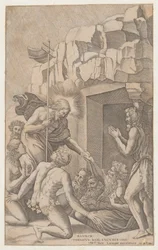 Cristo en el Limbo, después de Rafael, 1541