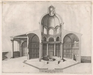 Speculum Romanae Magnificentiae: Interior del Laterano, siglo XVI