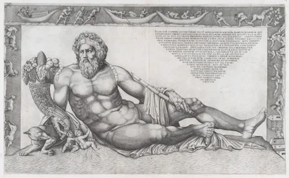 Speculum Romanae Magnificentiae: El Tíber, mediados del siglo XVI
