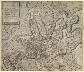 Speculum Romanae Magnificentiae: Vista de Roma desde el oeste, 1557