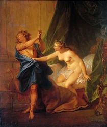 Holandés: José y la mujer de Putifar José y la mujer de Putifar