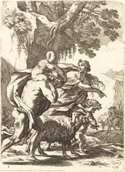Fauno y Bacante con un Niño