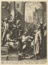 La coronación de espinas, de La Pasión de Cristo, mediados del siglo XVII.