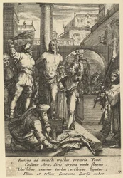 La flagelación de Cristo, de La Pasión de Cristo, mediados del siglo XVII