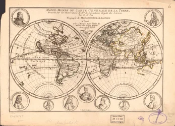 Mapamundi o mapa general de la Tierra LOC 83694567