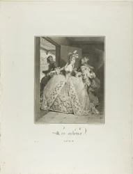 Despedidas, de Monument du Costume Physique et Moral de la fin du Dix-huitième siècle