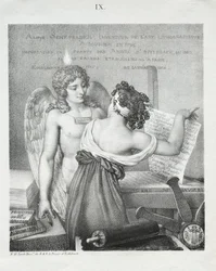 El genio de la litografía, 1819