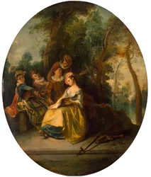 Concierto en el parque, 1738