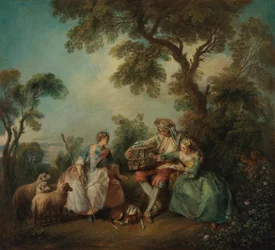 La jaula de pájaros (Los amores del bosquecillo)