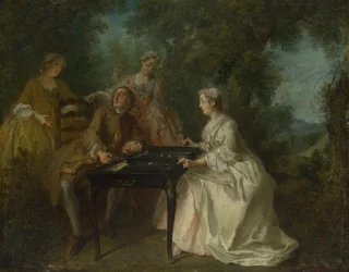 Las cuatro horas del día: Tarde, c. 1740