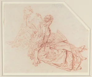 Dos damas sentadas