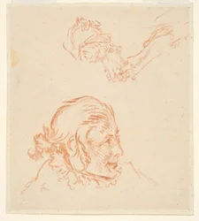 Dos estudios: Retrato de un actor y Estudio de manos